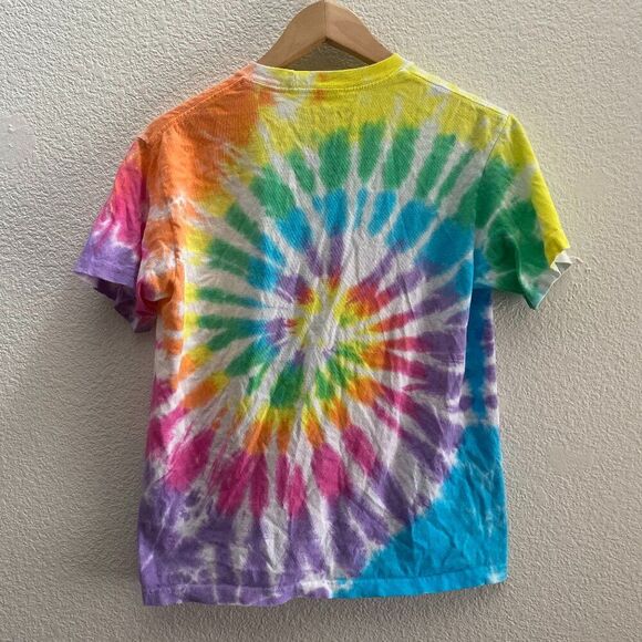 Grateful Dead Dancing Bears Jerry Garcia T-Shirt Tie-Dye 2021 Liquid Blue Small - Picture 3 of 3